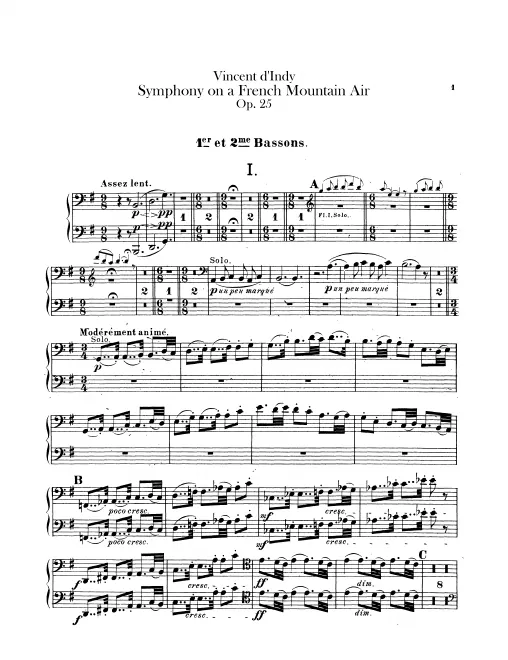 Bassoon 1/2, 3