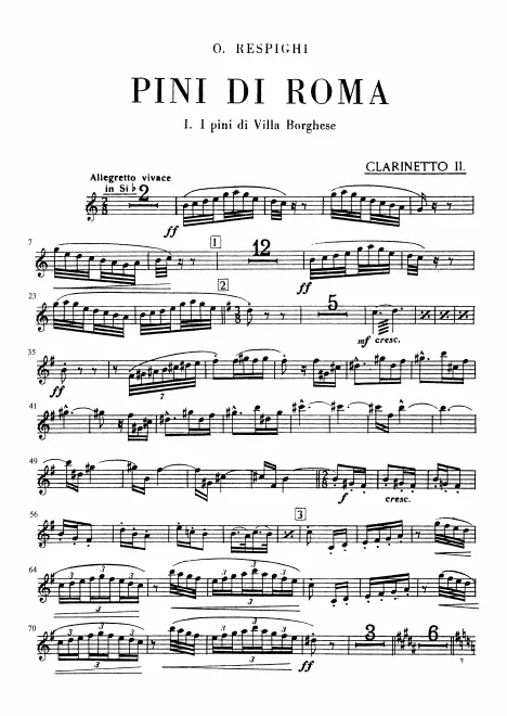 Clarinet 2 (B♭/A)