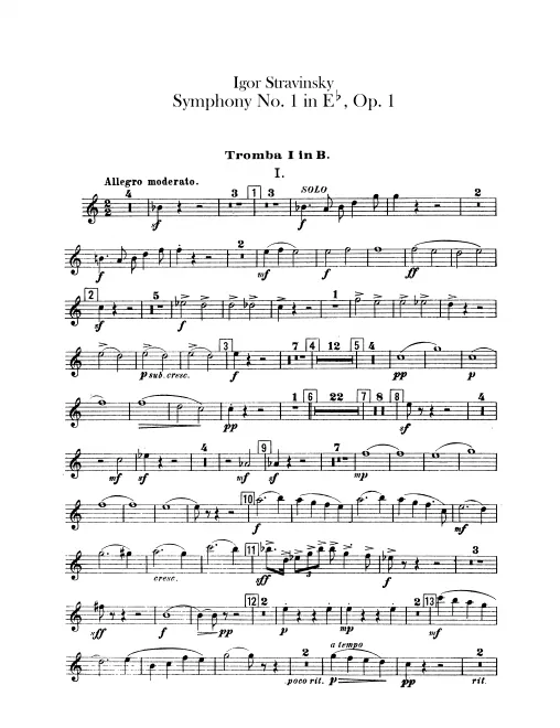 Trumpet 1, 2, 3 (B, A)