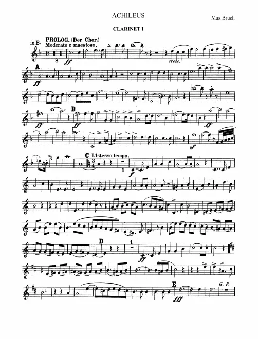 Clarinet 1, 2