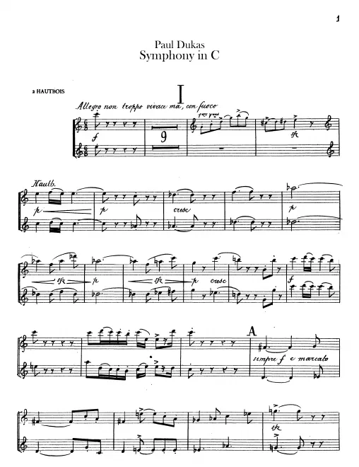 Oboe 1/2, English Horn