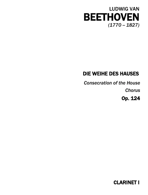 Clarinet 1, 2 (B♭)