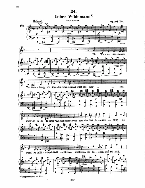 Complete Score (Original / High Voice, D minor)