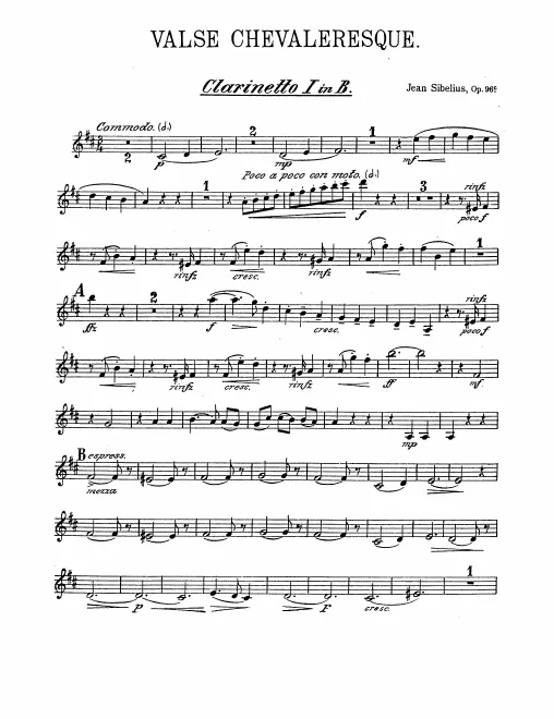 Clarinet 1, 2 (B)
