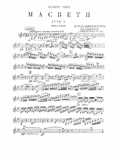 Clarinet 1 (B♭)