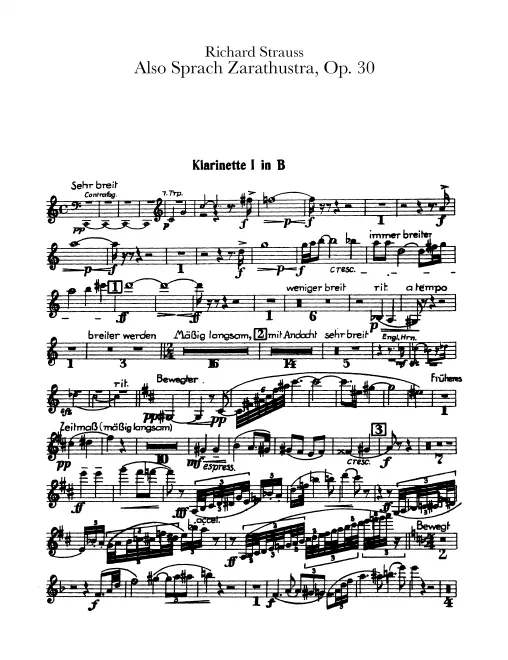 Clarinet 1 (B♭)