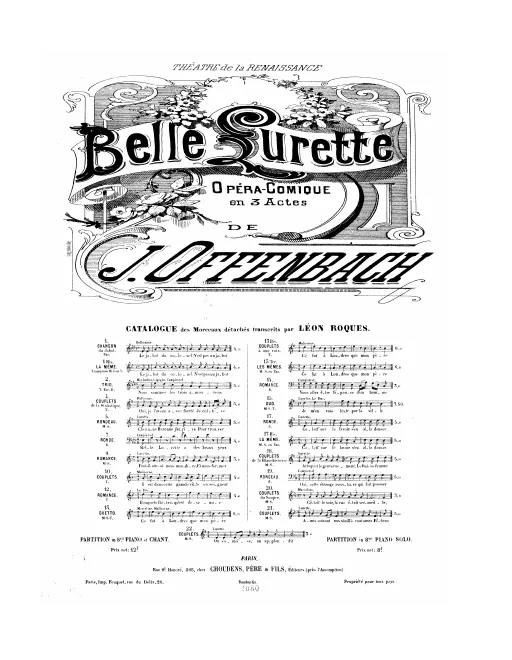 No.20, Couplets du souper: "C'était le soir" (Act III, No.20)