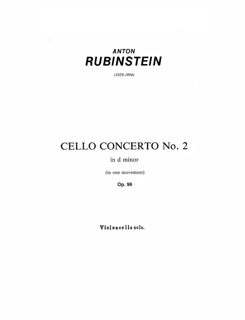 Solo Cello