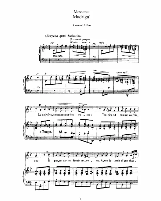 Complete Score (G minor, high voice)