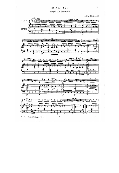 7. Mozart: Rondo