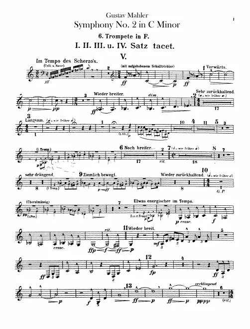 Trumpet 6 (F, Onstage)