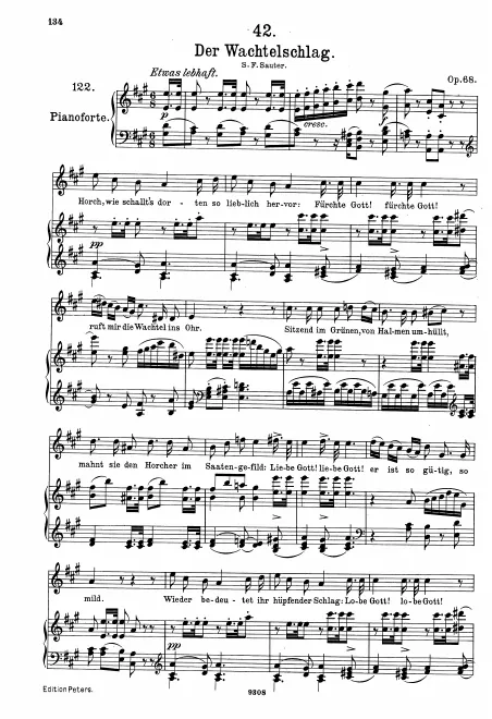Complete Score (Original / High Voice, A major)