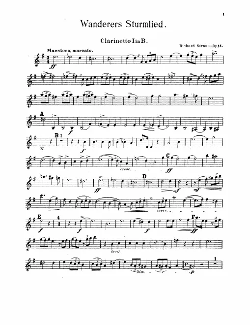 Clarinet 1, 2 (B♭)