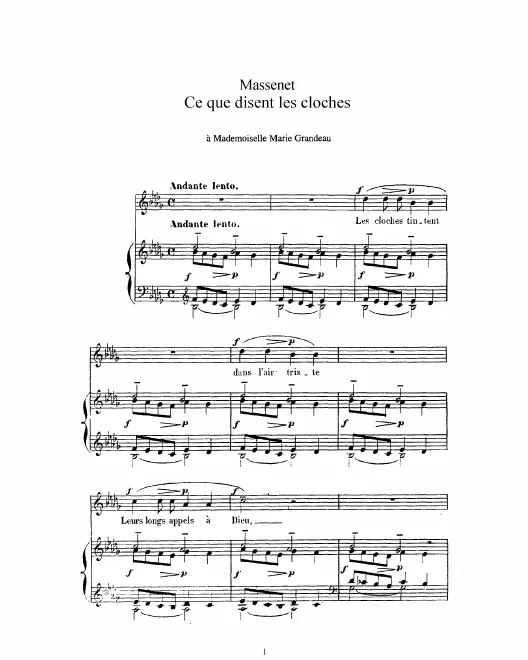 Complete Score (B♭ minor: high voice and piano)