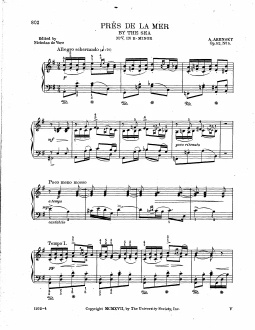 5. Allegro scherzando (E minor)