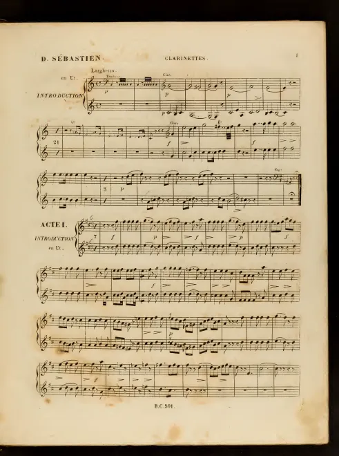 Clarinet 1/2 (C, B, A)