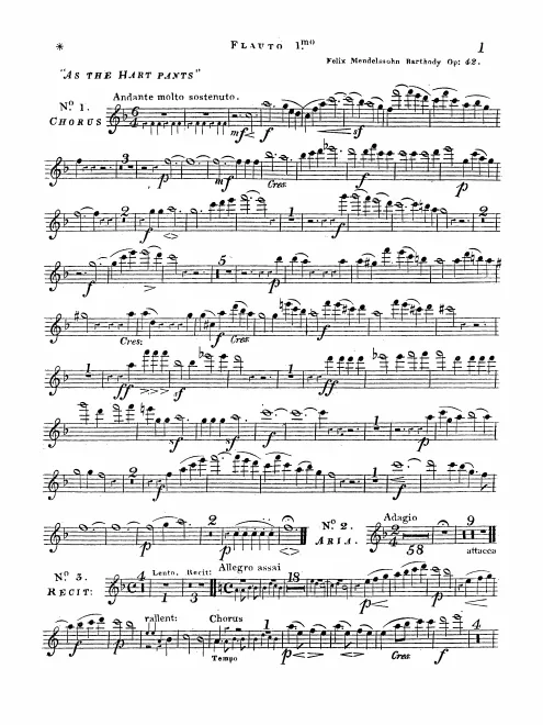 Flute 1, 2