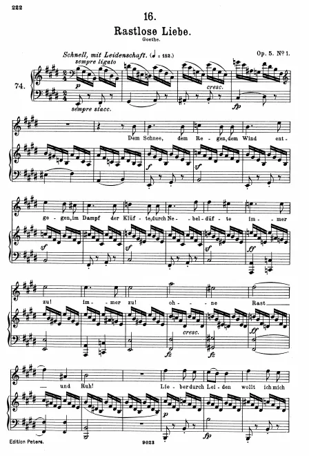 Complete Score (Original/High voice, )