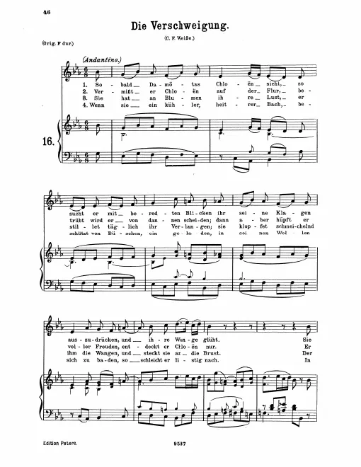 Complete Score (low voice, E♭ major)