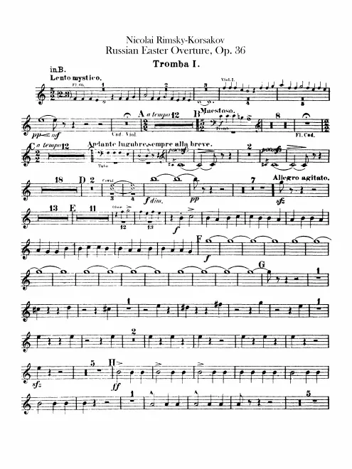 Trumpet 1, 2 (B♭, A)