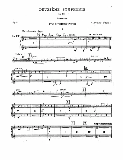 Trumpet 1/2 (C), Piccolo Trumpet (E)