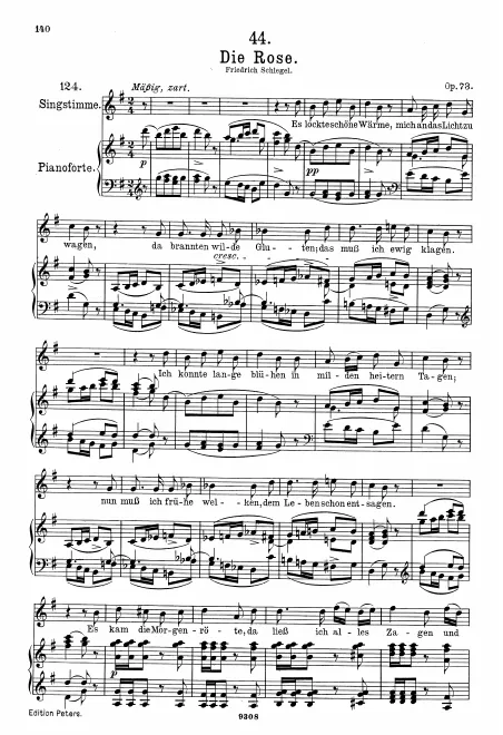 Complete Score (Original / High voice, G major)