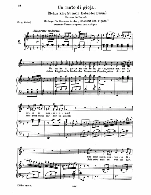 Complete Score (low voice, F major)