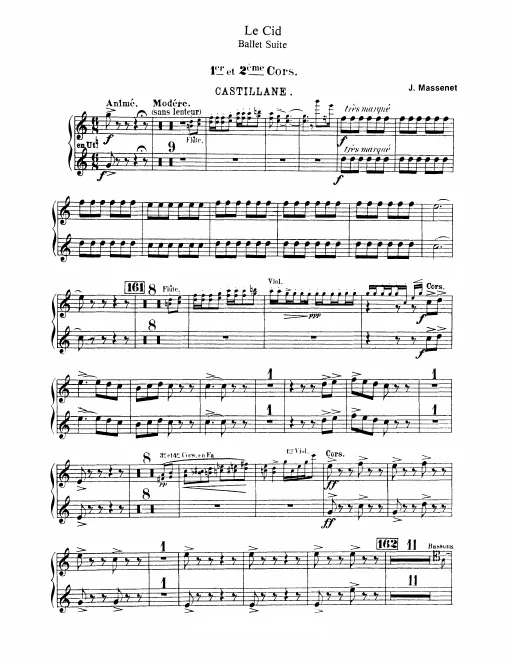 Horn 1/2 (C/E/G), 3/4 (F)