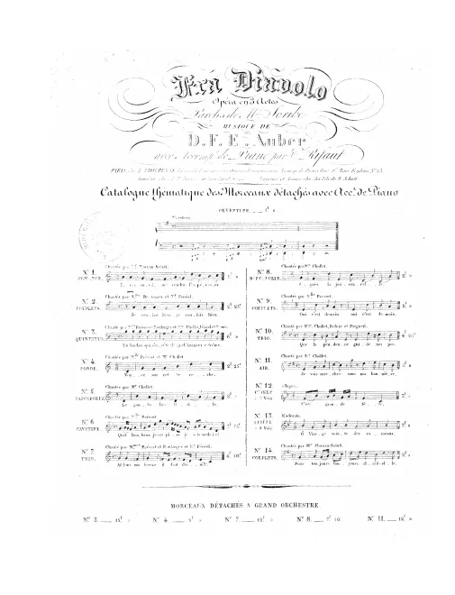 6. Cavatine: "Quel bonheur je respire" (Act II, No.7)