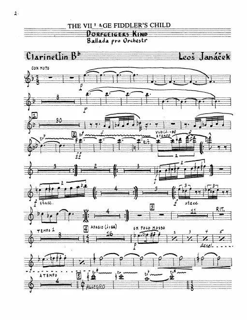 Clarinet 1, 2, Bass Clarinet (B♭)