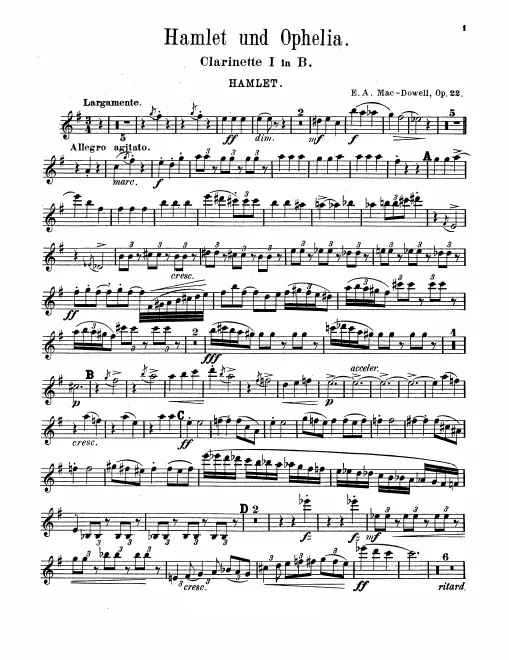 Clarinet 1, 2 (B♭)