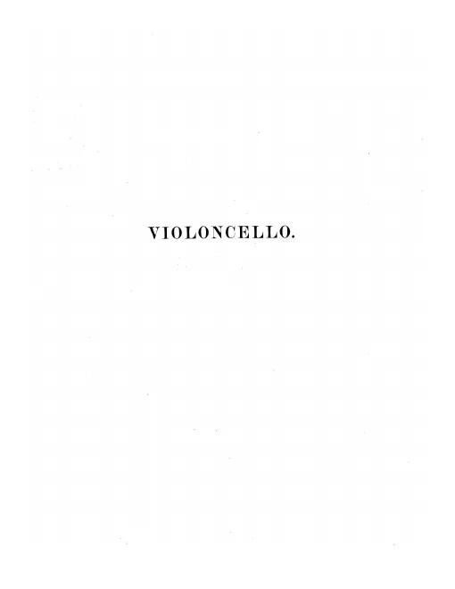 Cello (measured numbered)