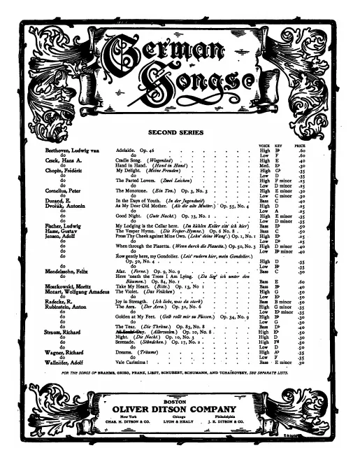 Complete Score (high voice, E♭ major)