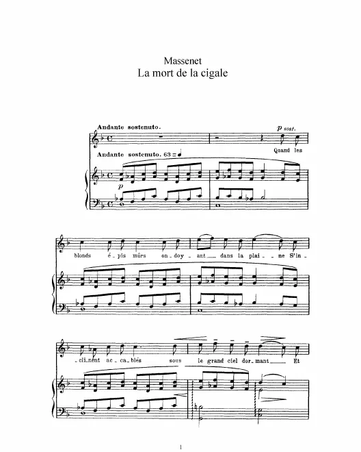 Complete Score (F Major: high voice)