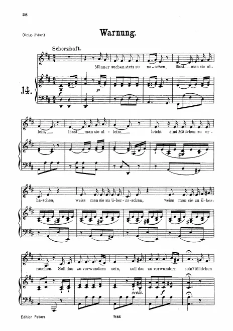 Complete Score (medium voice, )
