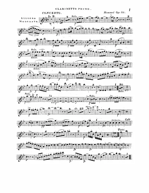 Clarinet 1, 2 (B)