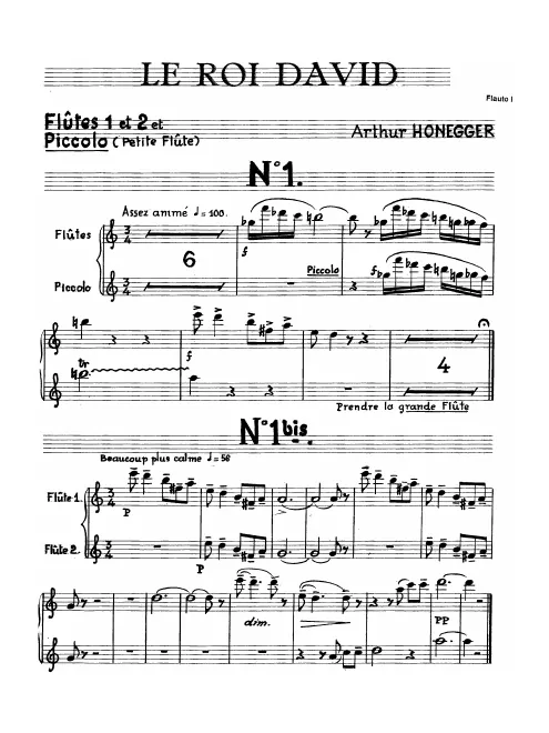 Flute 1/2 (Piccolo)