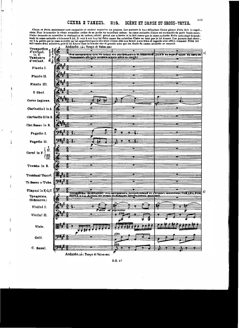 Act 1, No.5. Scene and Dance (Grandfather)