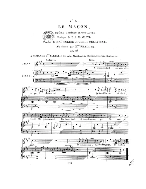 6. Air: "A chaque instant sur mon passage" (Act II, No.12)