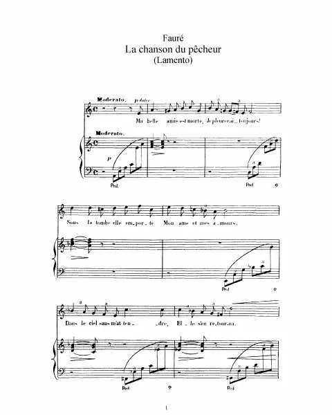 Complete Score (Transposed to A minor for high voice)