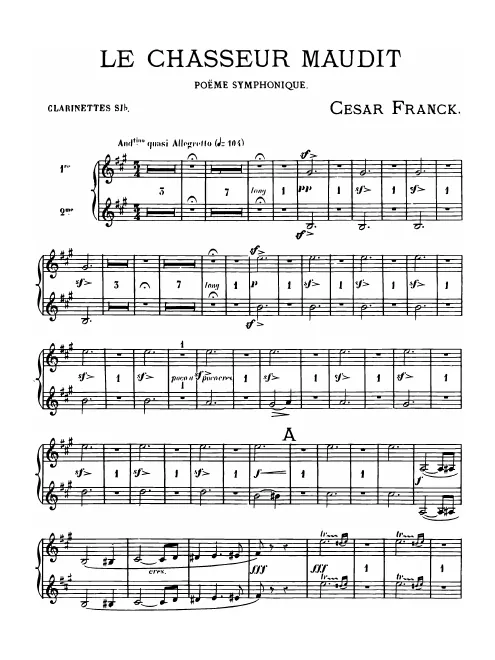 Clarinet 1/2 (B♭)