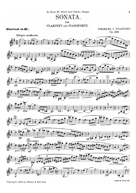 Clarinet Part