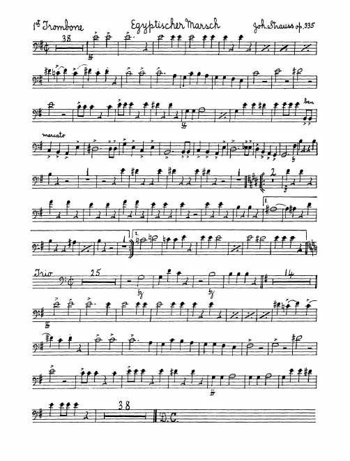 Trombone 1, 2, 3, Tuba