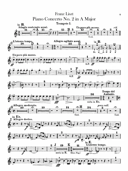 Trumpet 1 (B♭/E♭/E)