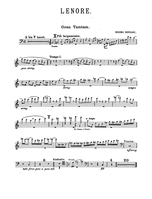 Large Tam-Tam, Cymbals/Small Tam-Tam, Bass Drum