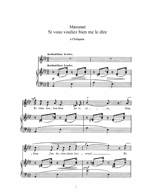 Complete Score (A♭ Major: high voice and piano)