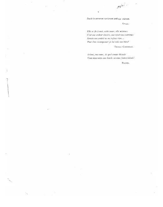 Acts I and II