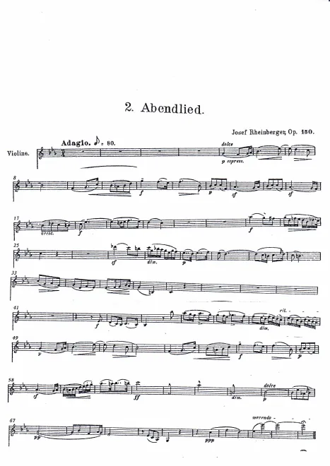 Nos.2, 4 - Violin Part