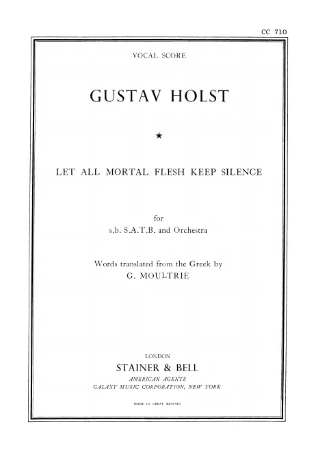 Vocal Score