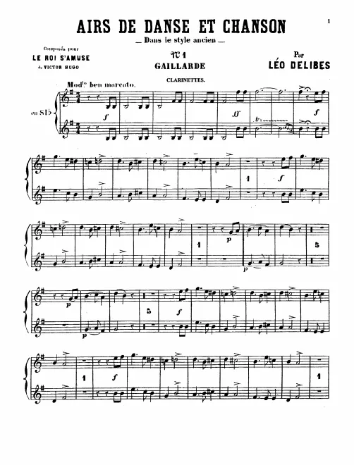 Clarinet 1/2 (B♭, A)